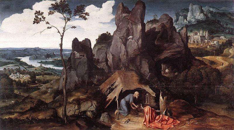 Joachim Patinir St Jerome in the Desert oil painting picture